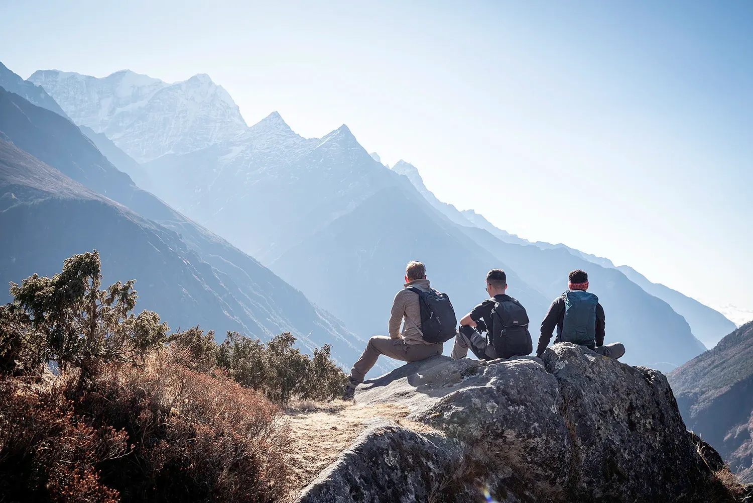 Himalayan mountain landscape