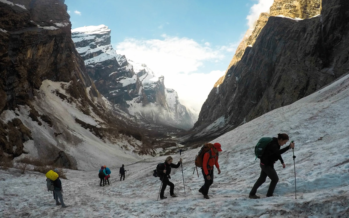 Climbing in Nepal