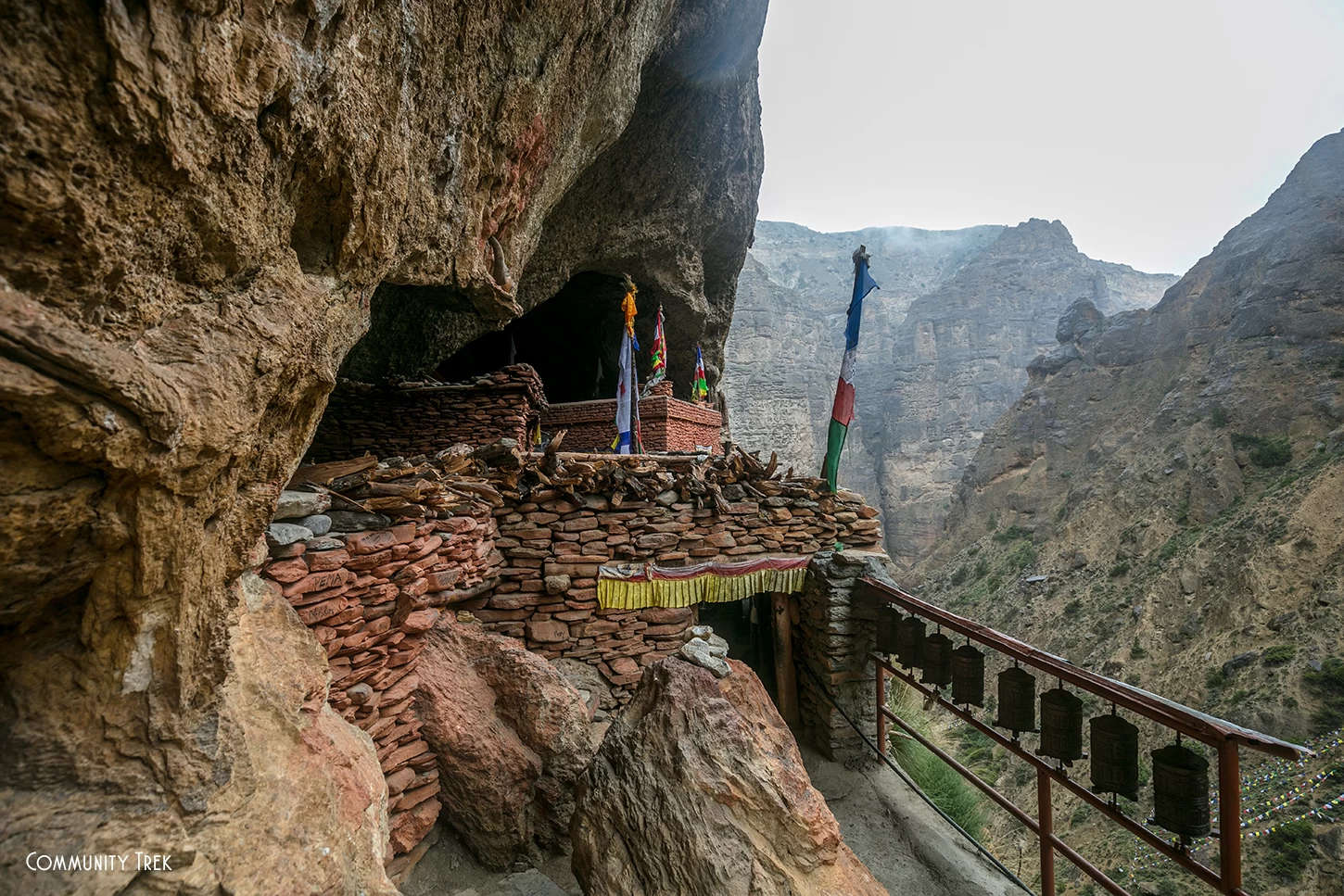 Chungsi Cave In Upper Mustang, Nepal