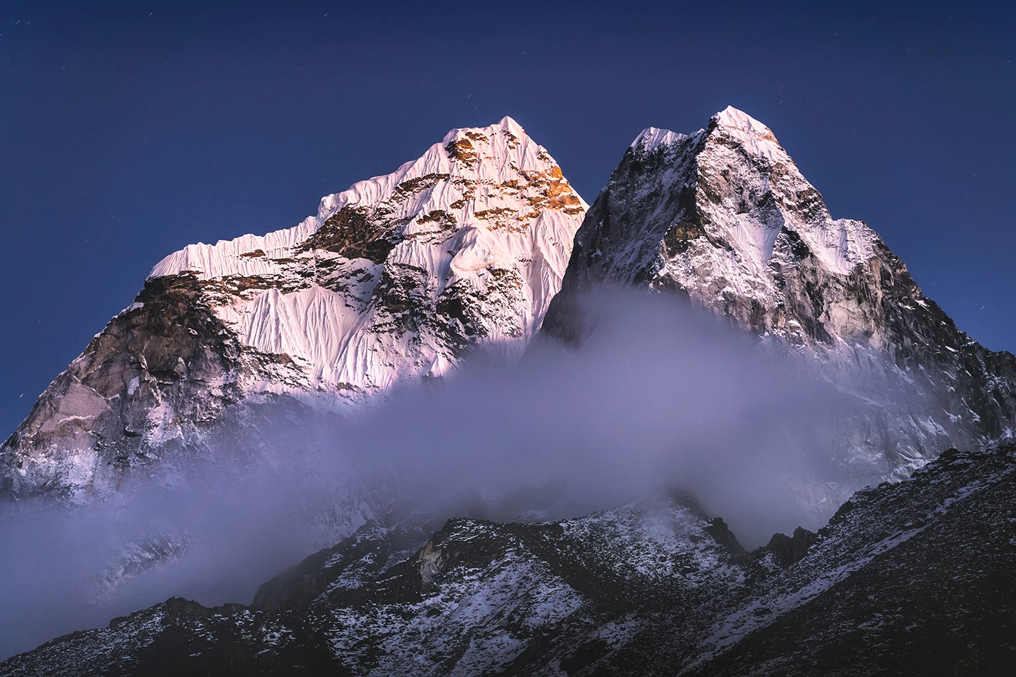  Ama Dablam view from Dingbuche. 