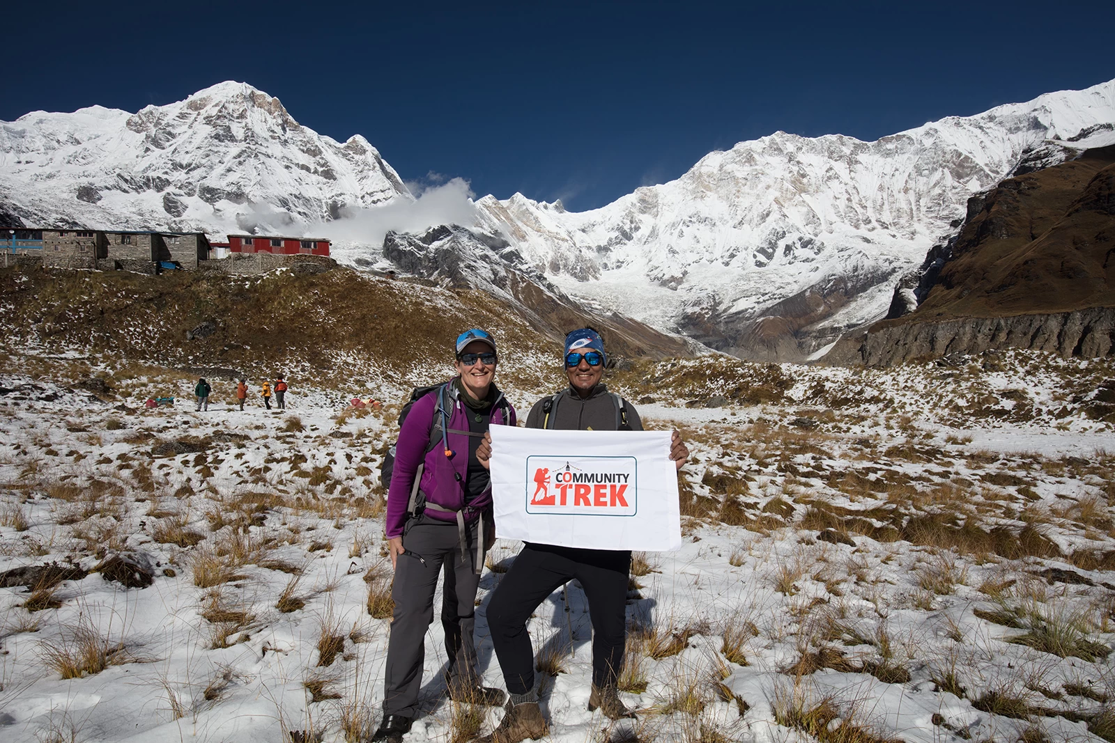  At Annapurna Base Camp. 