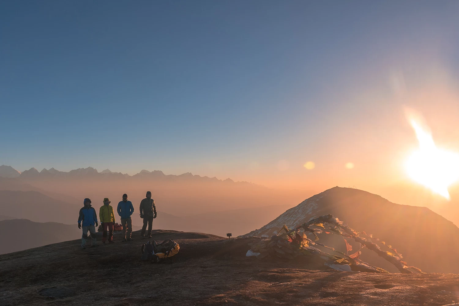  Morning Sunrise colors from Pikey Peak. 