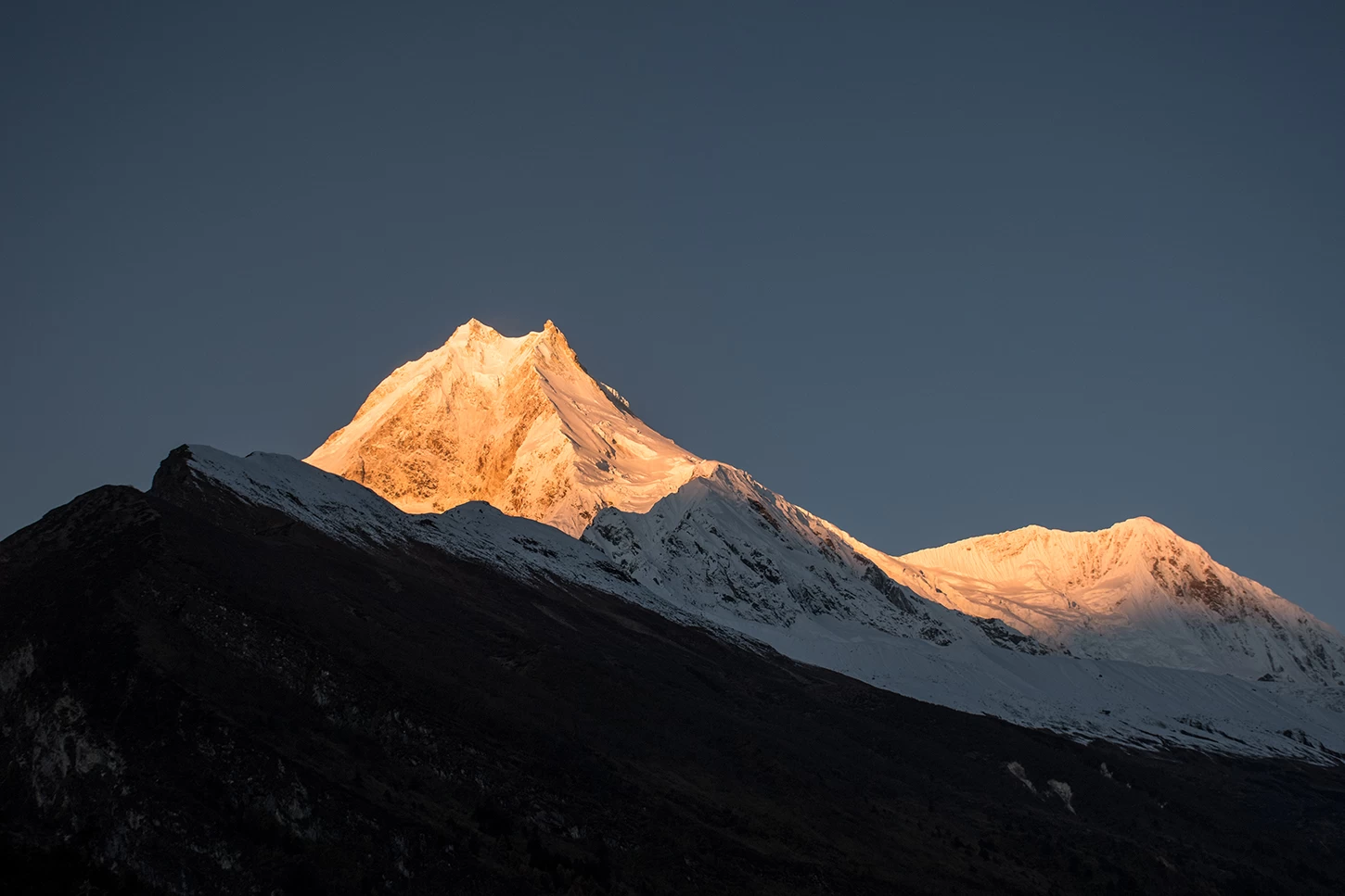  Mountain picture, Manaslu 