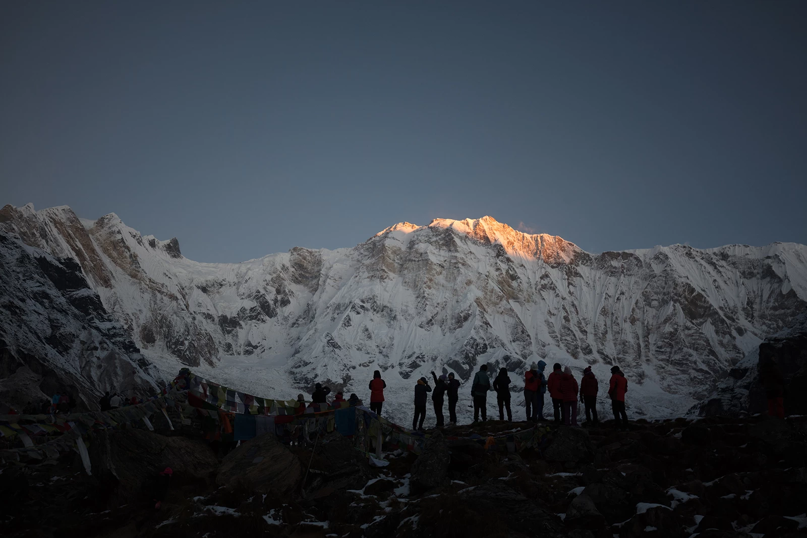  Sun Rise moment at Annapurna Base Camp. 
