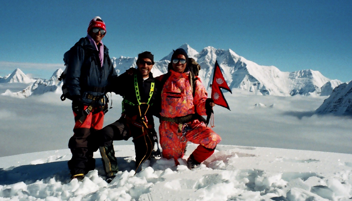 Climbing Mera Peak