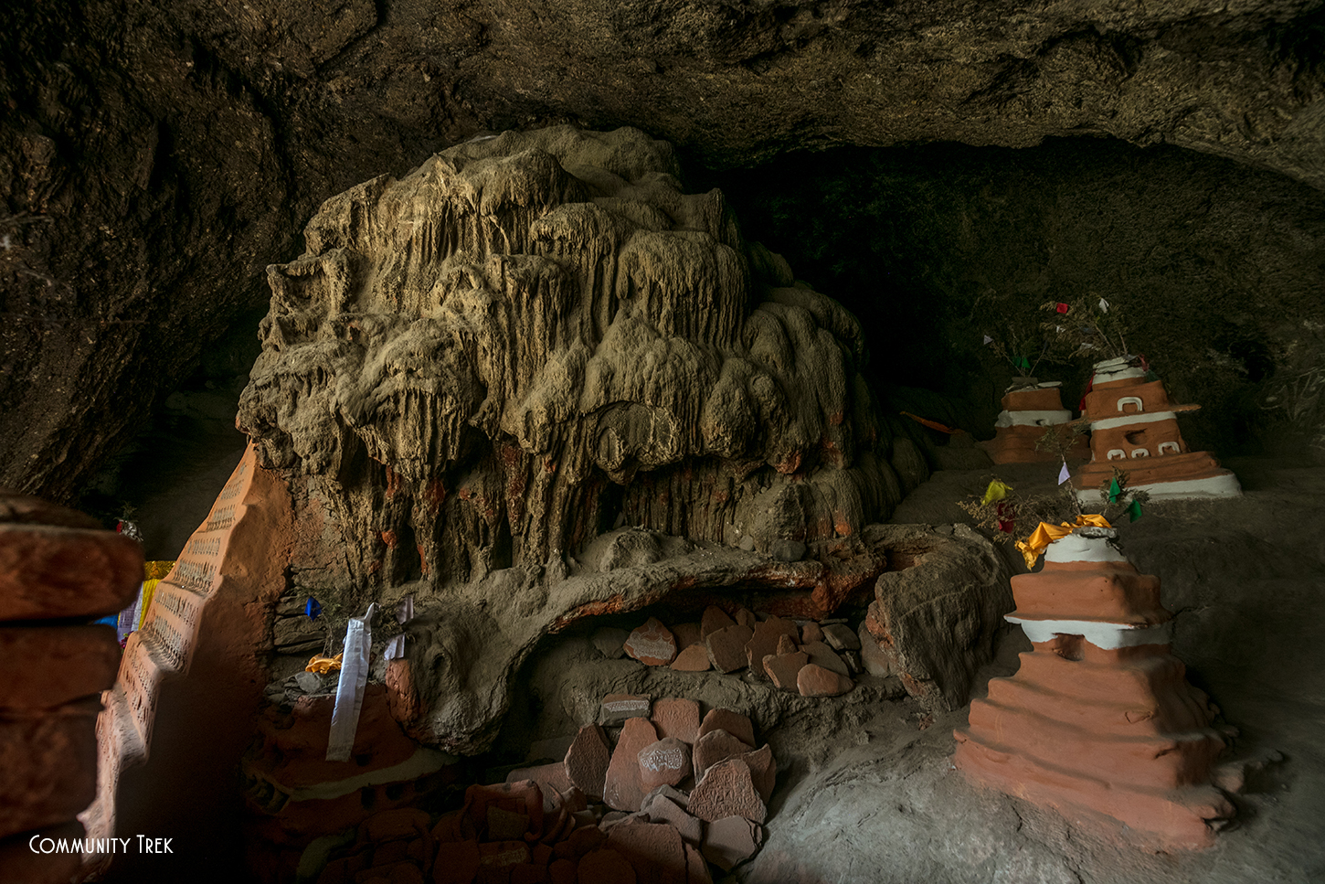 Chungsi Cave, Upper Mustang Nepal.